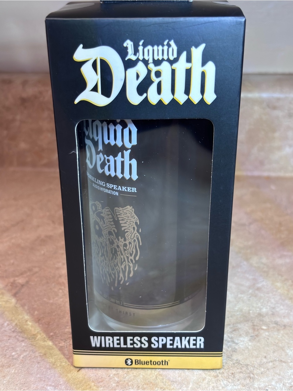 Liquid Death Sparkling Speaker Bluetooth 6" Wireless Speaker Orbit Innovations